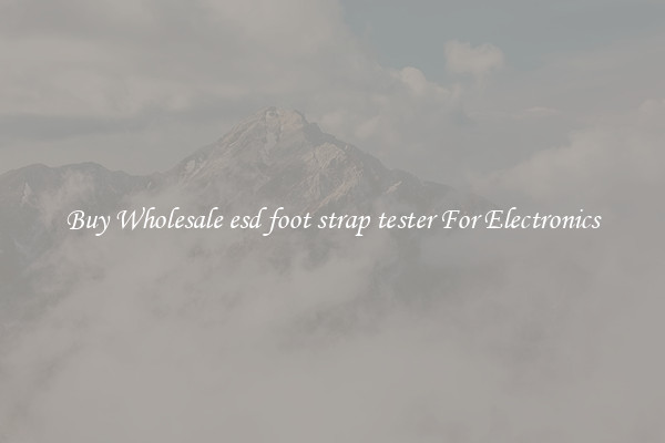Buy Wholesale esd foot strap tester For Electronics
