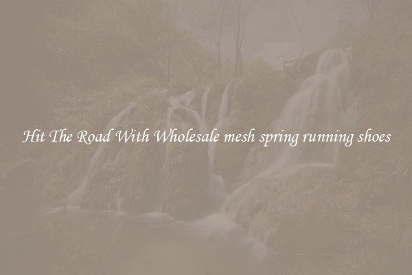 Hit The Road With Wholesale mesh spring running shoes