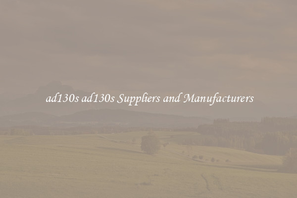 ad130s ad130s Suppliers and Manufacturers