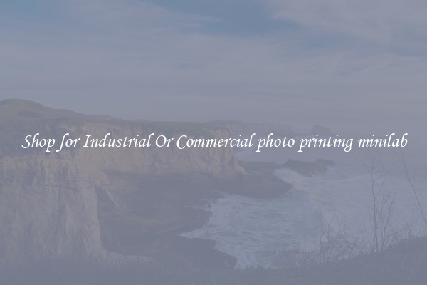 Shop for Industrial Or Commercial photo printing minilab